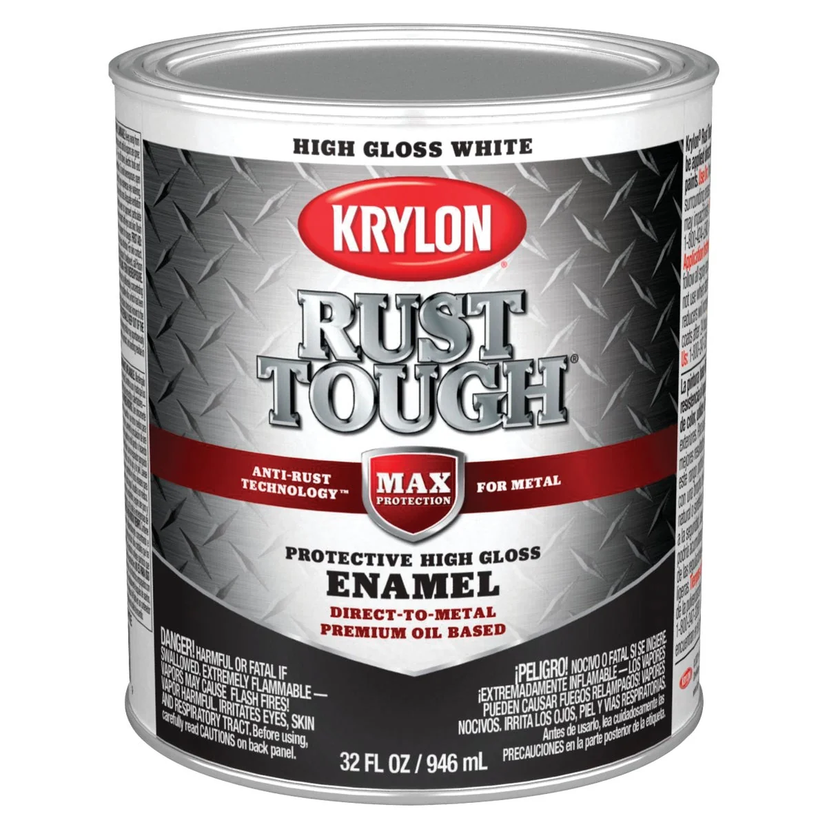 Fashionable Valspar Anti-Rust Oil-Based Gloss Armor Rust Control Enamel White 1 Qt. Responsible