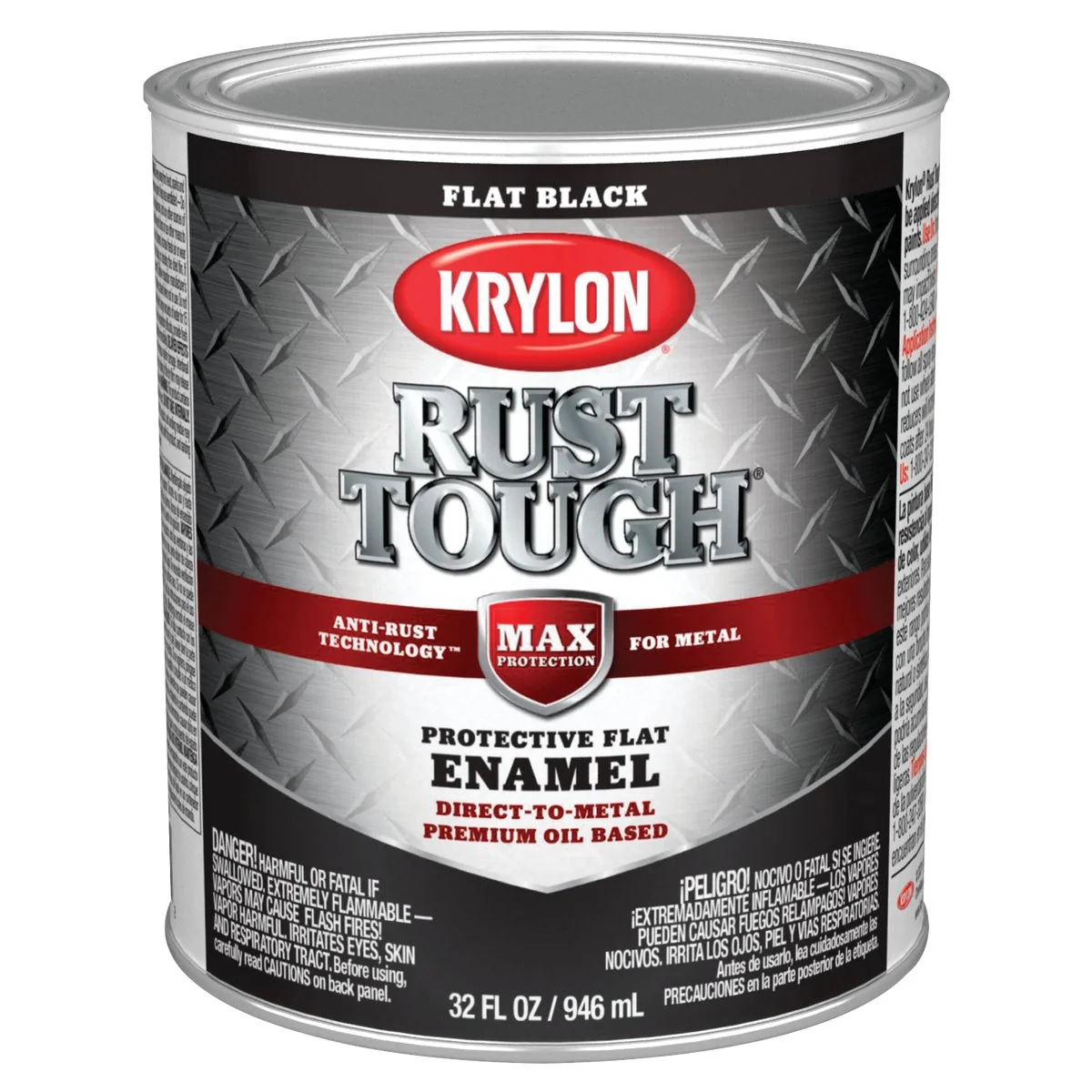 Healthy Valspar Anti-Rust Oil-Based Flat Armor Rust Control Enamel Black 1 Qt. Outstanding