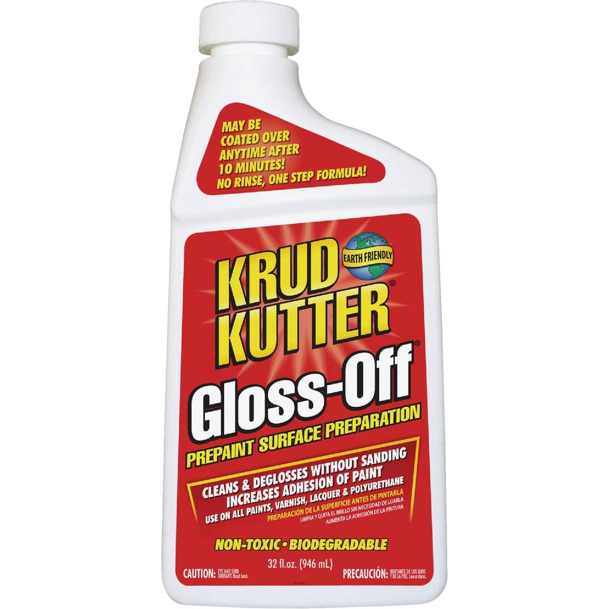 World-Class Krud Kutter Gloss-Off 32 Oz. Water-based Gloss Remover Expertly Made