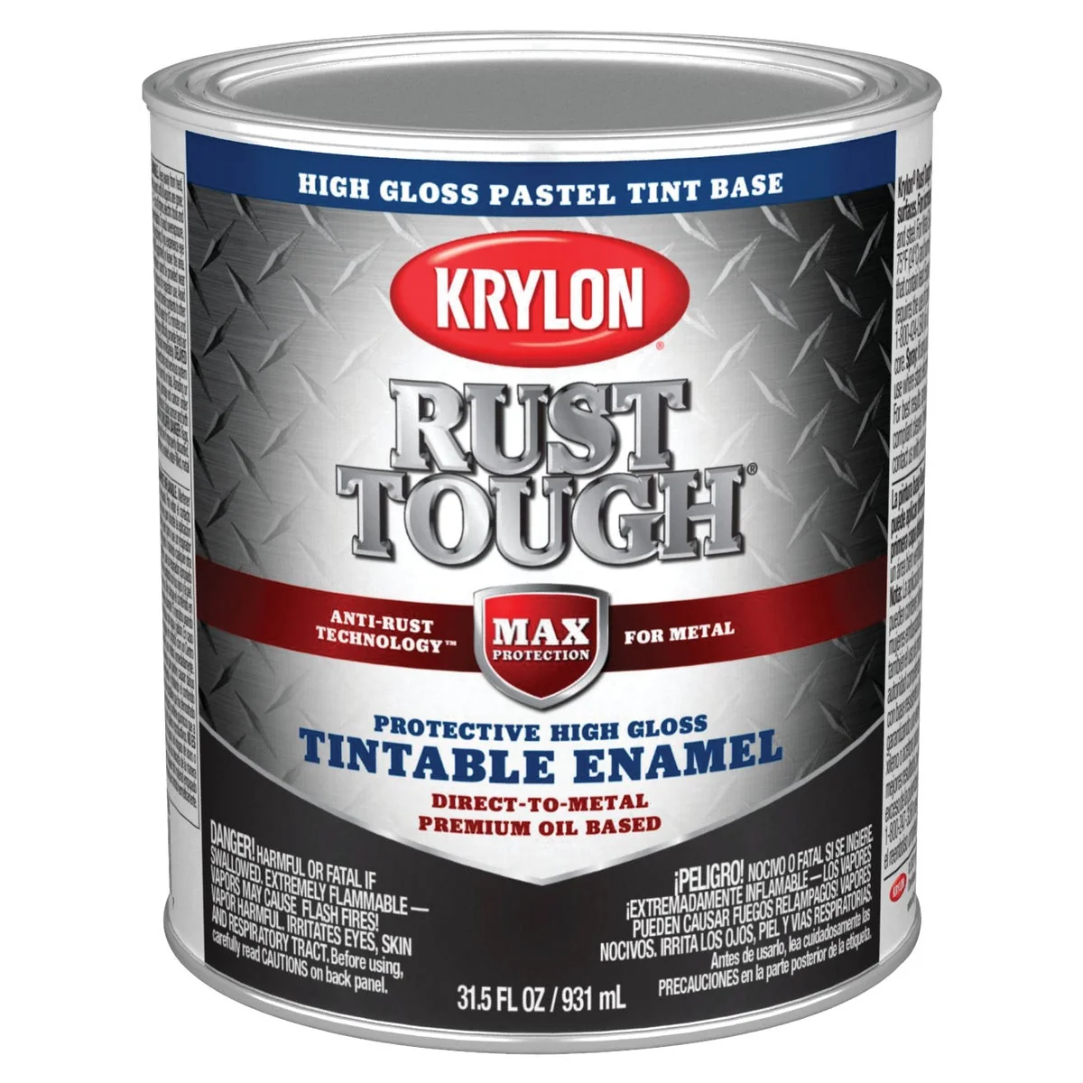 Verified Valspar Anti-Rust Oil-Based Gloss Armor Rust Control Enamel Pastel Base 1 Qt. Solid