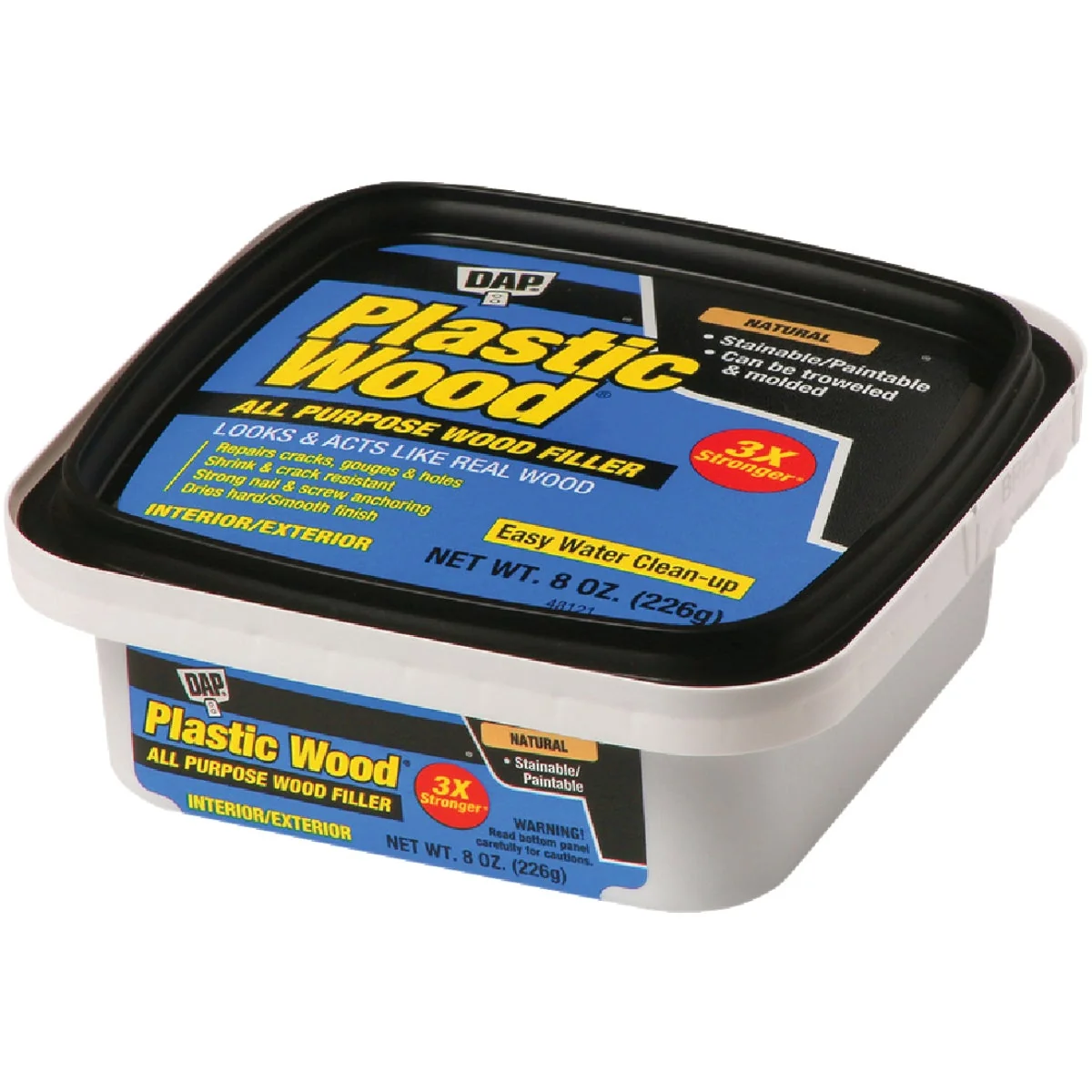Dependable Dap Plastic Wood 8 Oz. Natural All Purpose Wood Filler Modern