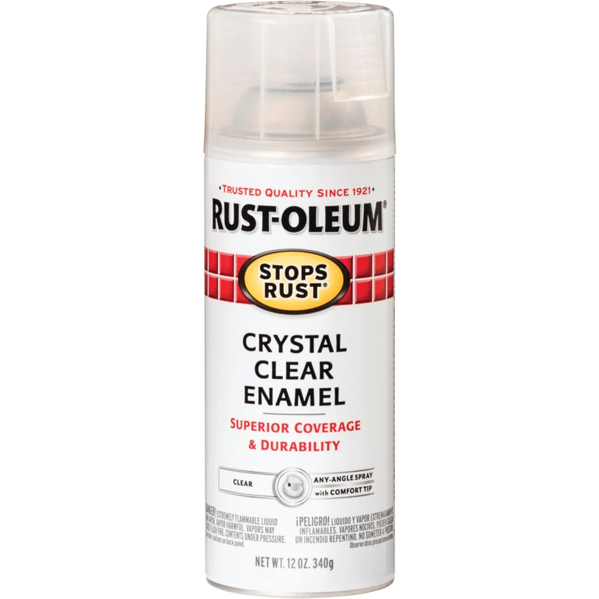 Sustainable Rust-Oleum Stops Rust Clear Gloss 12 Oz. Anti-Rust Spray Paint High-Grade