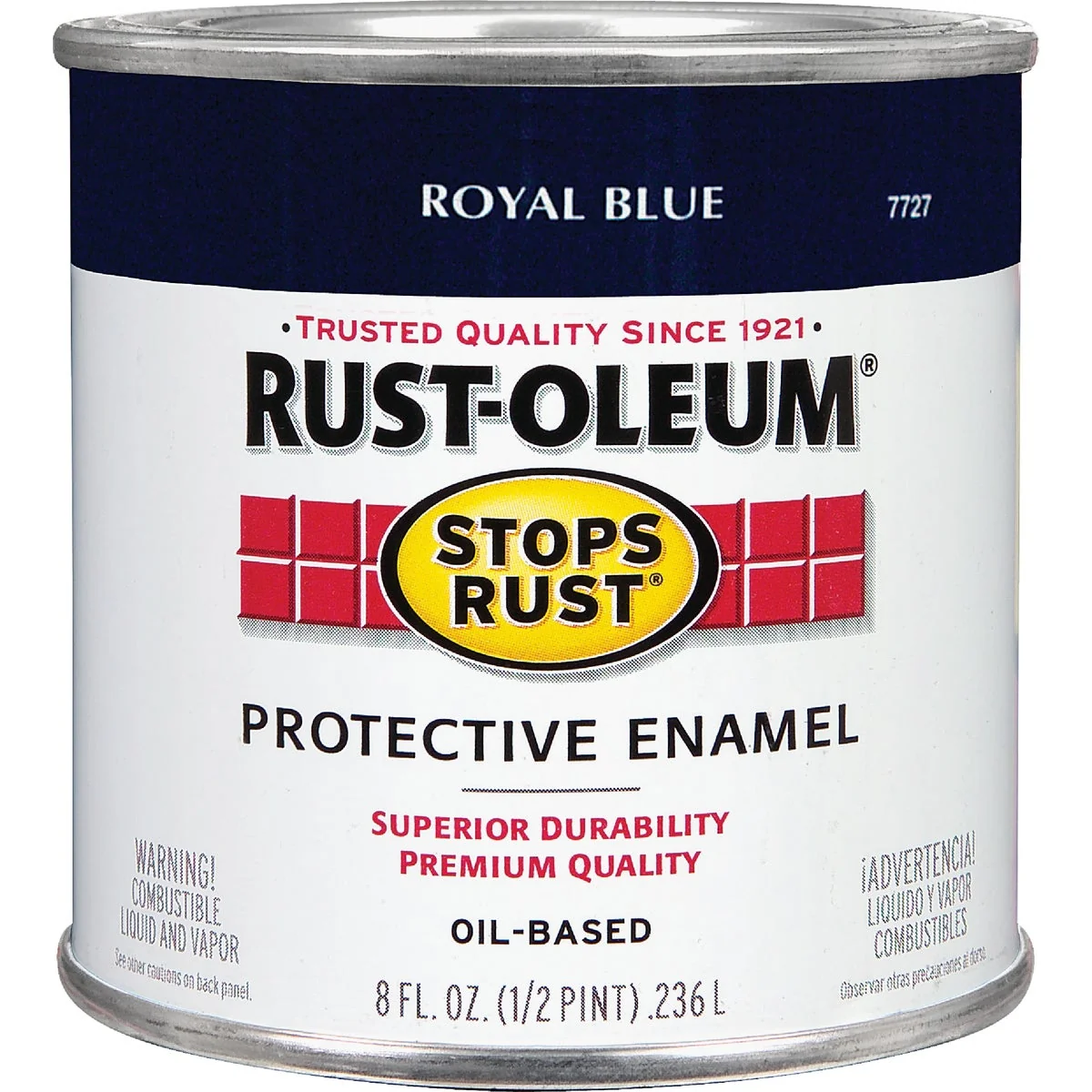 Minimalist Rust-Oleum Stops Rust Oil Based Gloss Protective Rust Control Enamel Royal Blue 1 2 Pt. Exclusive