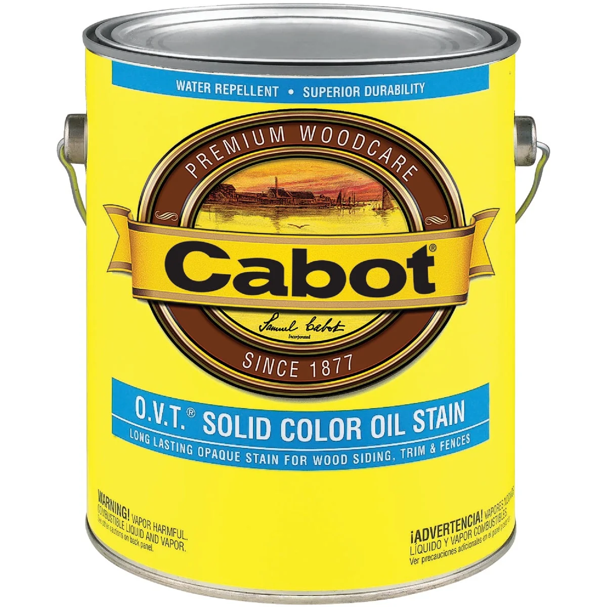 User-Friendly Cabot O.V.T. VOC Compliant Solid Color Exterior Stain White Base 1 Gal. Selected