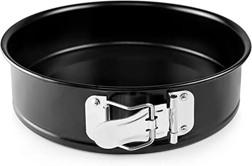 Specialty Moka Springform Pan Cake Mold Tin Non Stick with Loose Detachable Bottom for Baking Proven