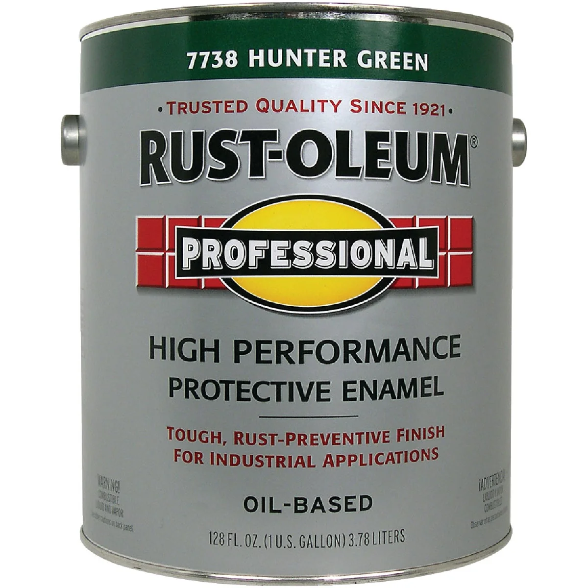 Reliable Rust-Oleum Professional Oil Based Gloss Protective Rust Control Enamel Hunter Green 1 Gal. Specialty