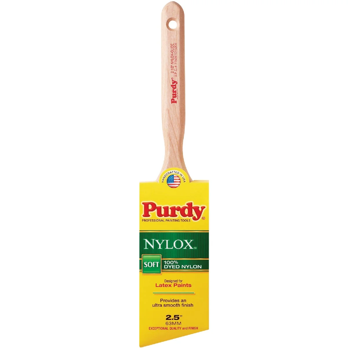 Specialty Purdy Nylox Glide 2-1 2 In. Angular Trim Soft Paint Brush Fast