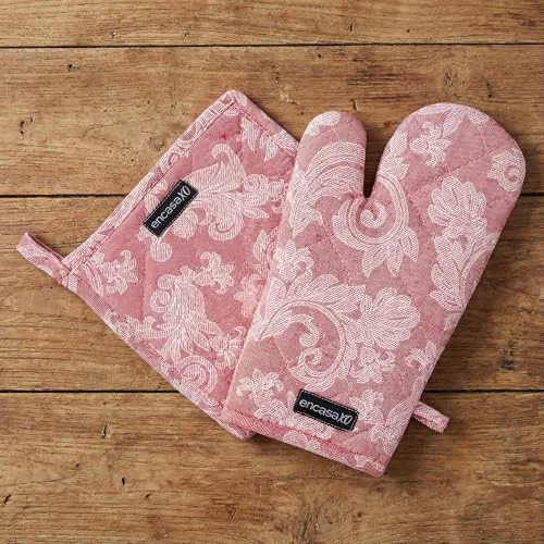 Certified Oven Mitts and Pot Holders Set 2 Count Proven
