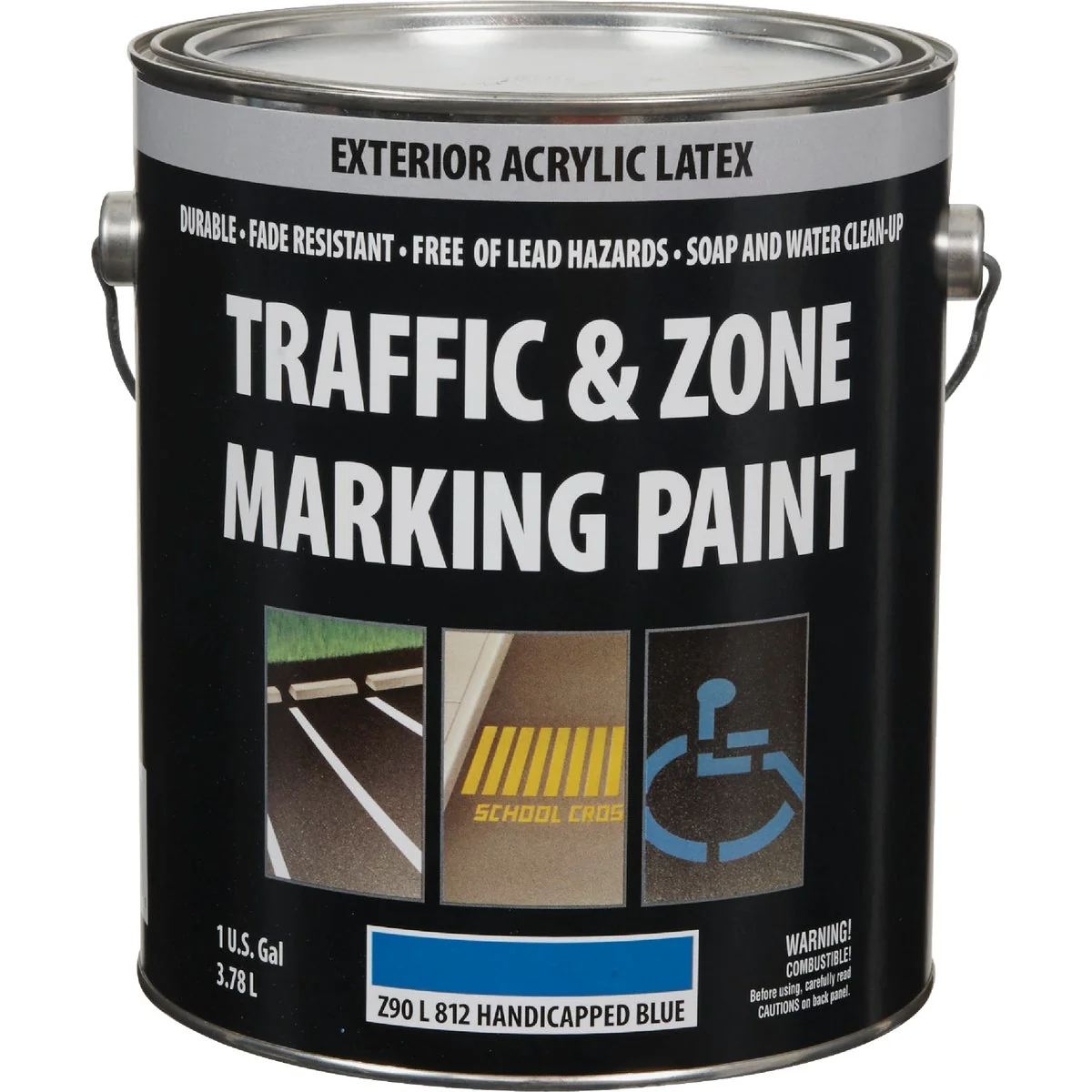 Innovative Traffic And Zone Handicap Blue Latex Gallon Traffic Paint Original