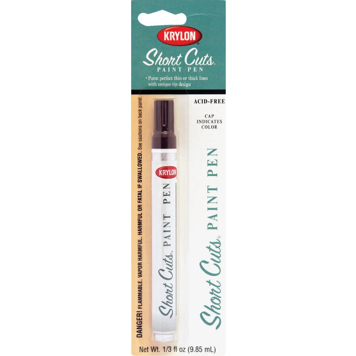 Trendy Krylon Short Cuts 1 3 Fl Oz Espresso Gloss Paint Pen Effective