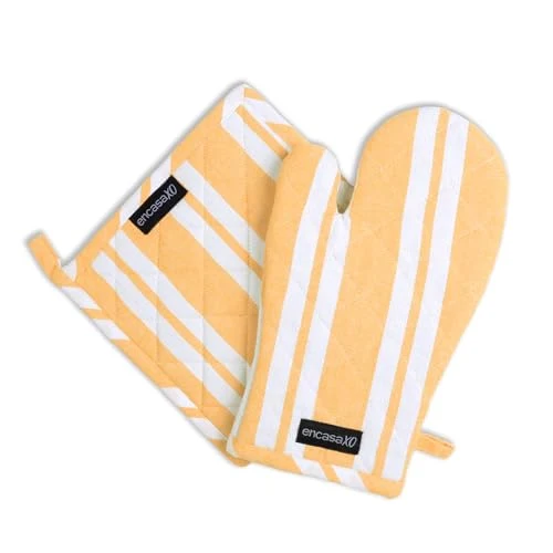 Contemporary Oven Mitts and Pot Holders Set 2 Count Practical