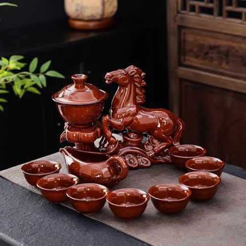 Fine Chinese Gongfu Tea Set 8 Count Safe