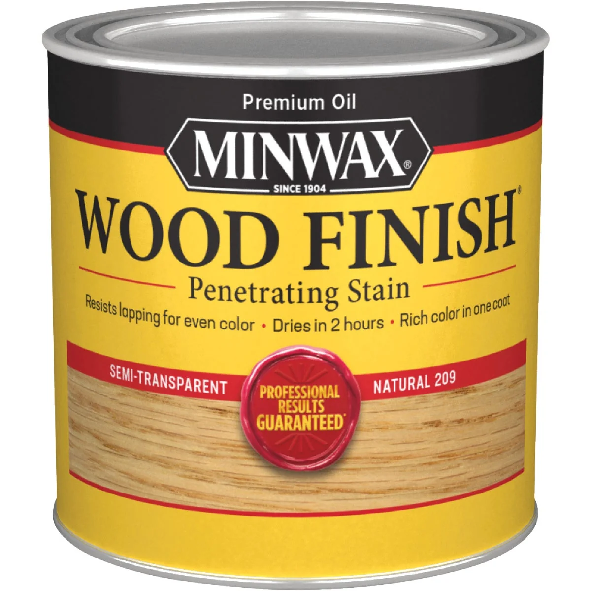 Powerful Minwax Wood Finish Penetrating Stain Natural 1 2 Pt. Proven
