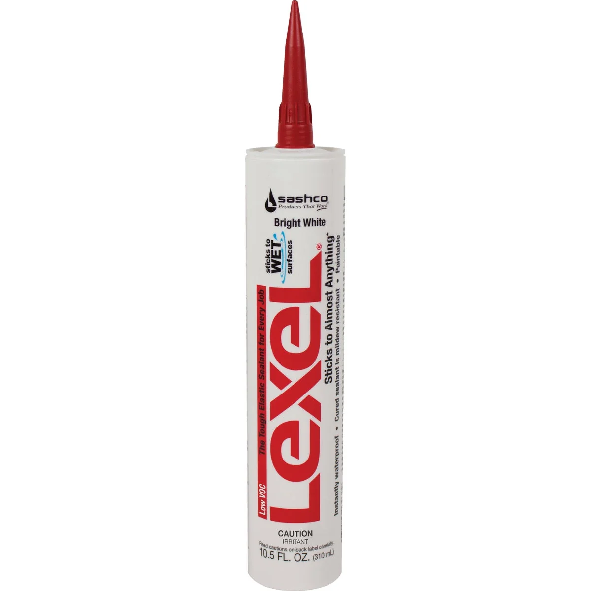 First-Class Sashco Lexel 10.5 Oz. VOC Caulk Polymer Sealant Bright White Responsible