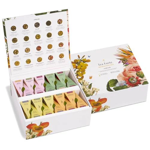 Functional Tea Sampler 40 Pyramid Infuser Bags Solid