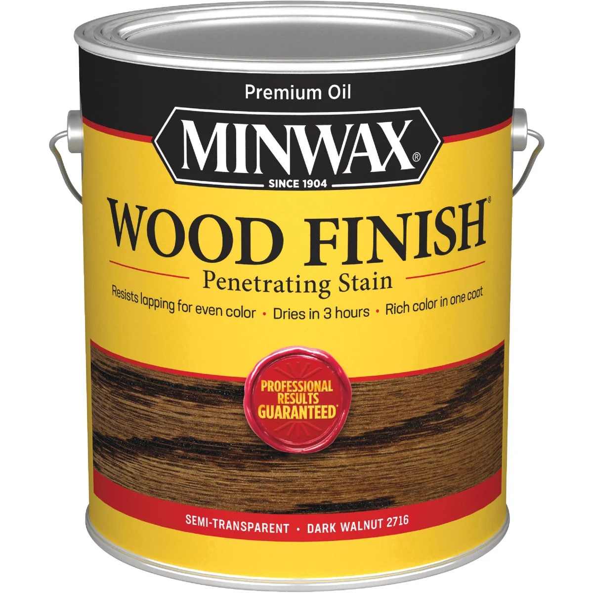 Elite Minwax Wood Finish VOC Penetrating Stain Dark Walnut 1 Gal. Selected