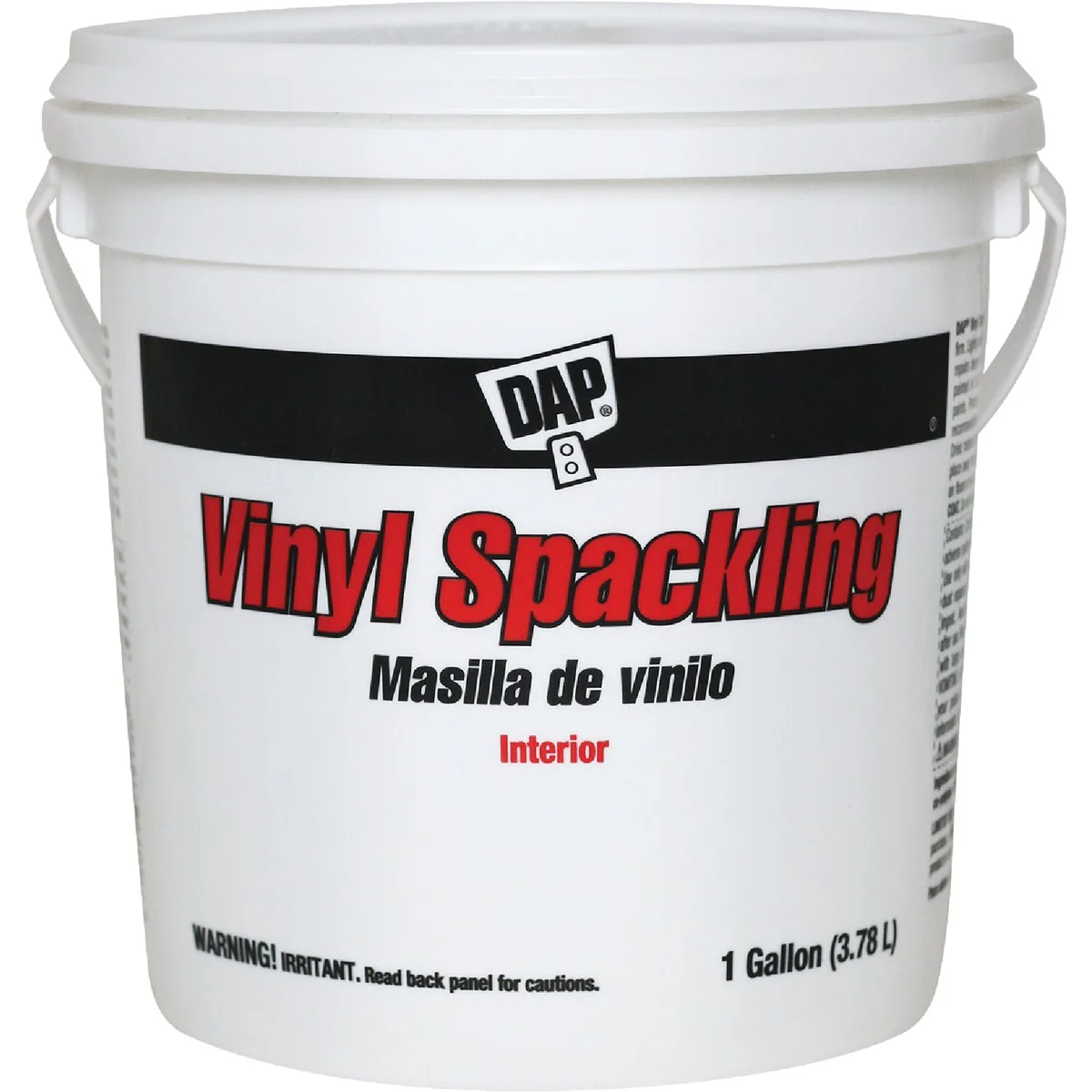 Solid DAP 1 Gal. Heavy-Duty Vinyl Interior Vinyl Spackling Compound User-Friendly