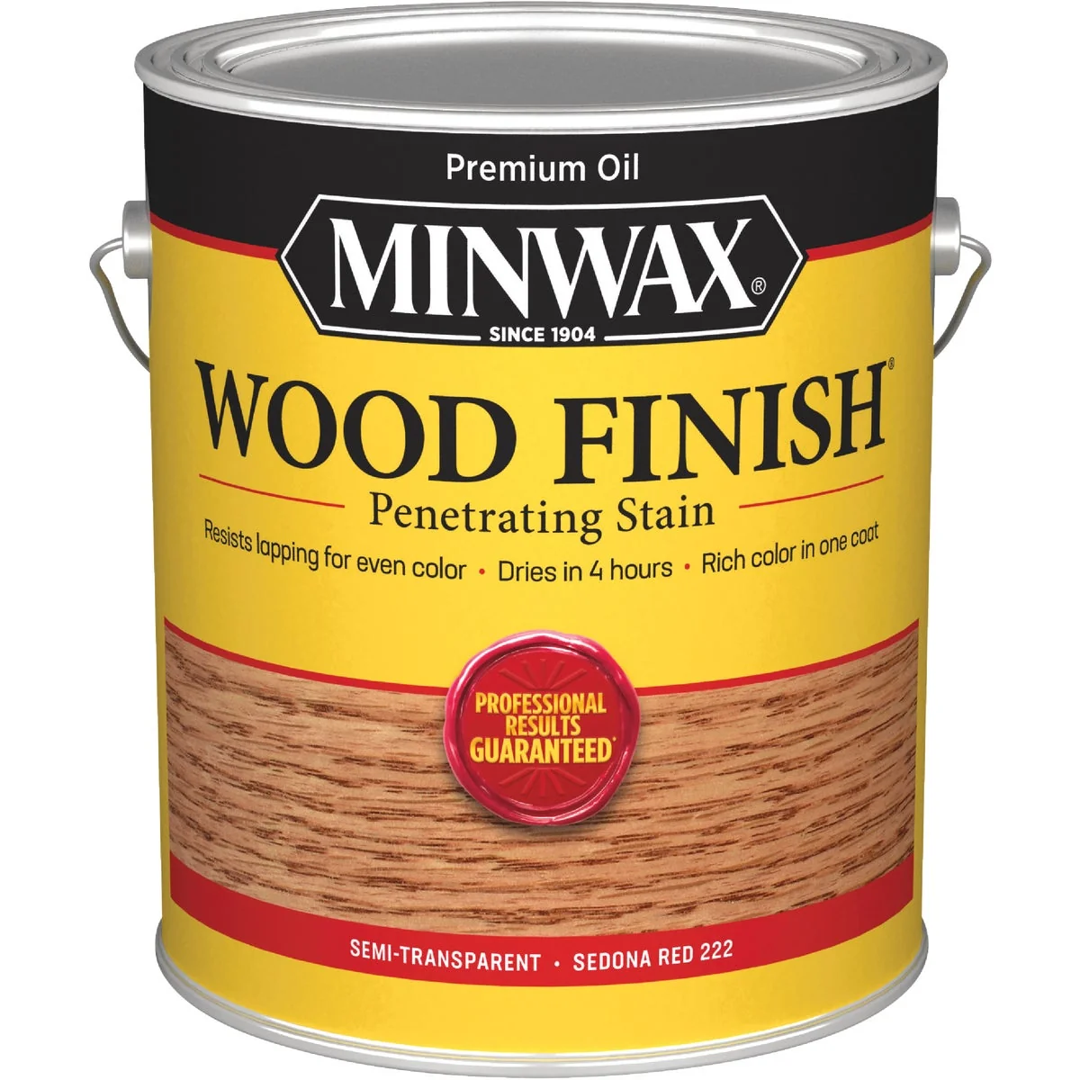 Breathable Minwax Wood Finish VOC Penetrating Stain Sedona Red 1 Gal. Reliable