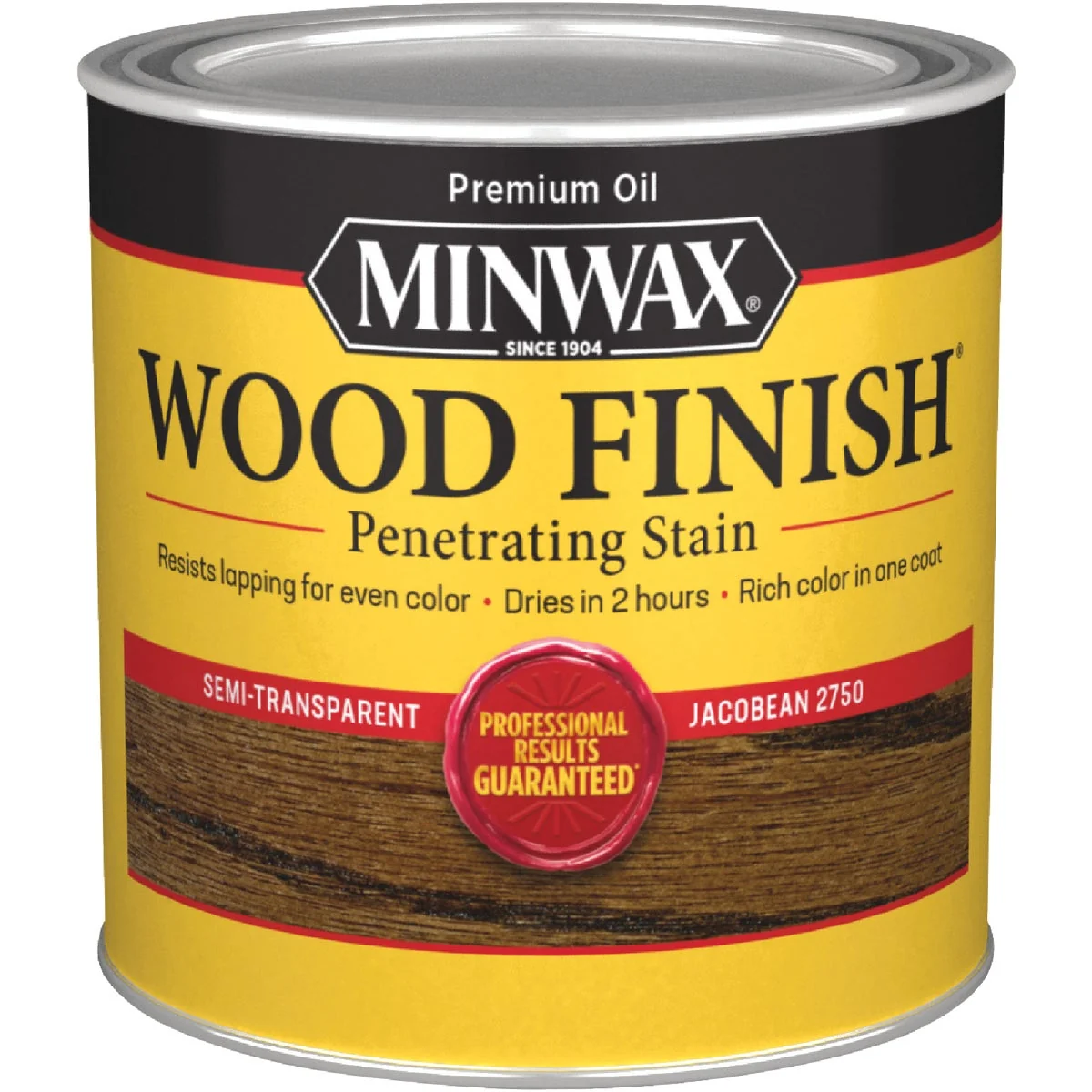 Reusable Minwax Wood Finish Penetrating Stain Jacobean 1 2 Pt. Elegant