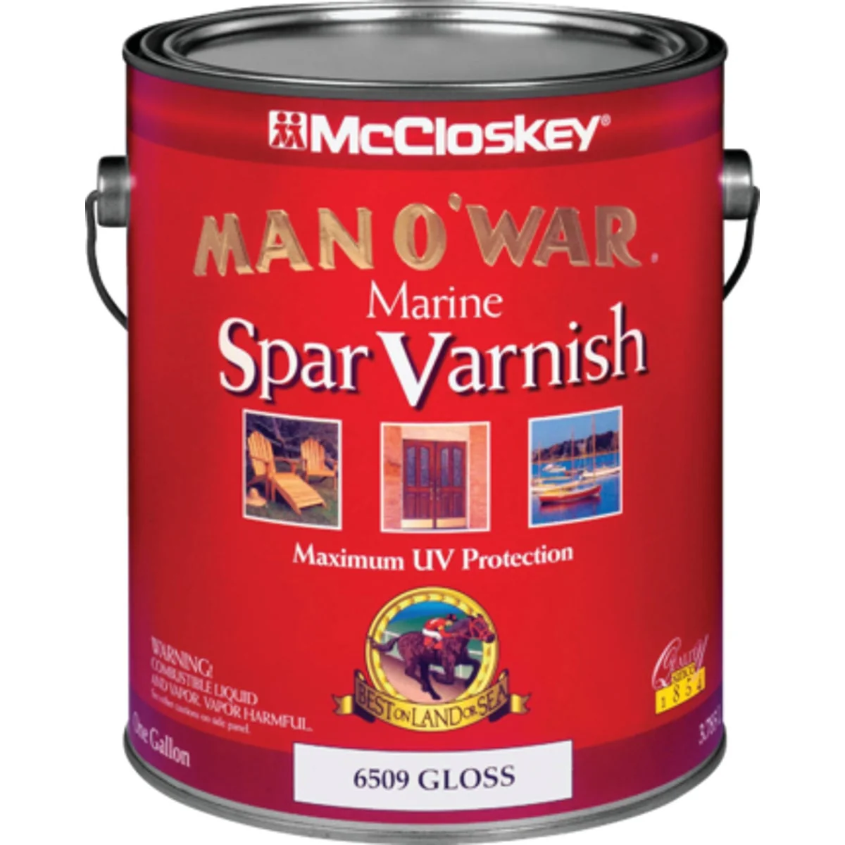 Excellent McCloskey Man O’War VOC Gloss Spar Interior Exterior Varnish Gallon High-Quality