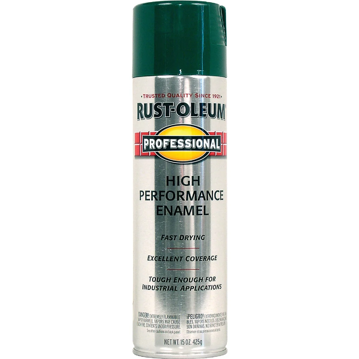 Convenient Rust-Oleum Professional 15 Oz. Gloss Industrial Enamel Spray Paint Safety Green Crafted