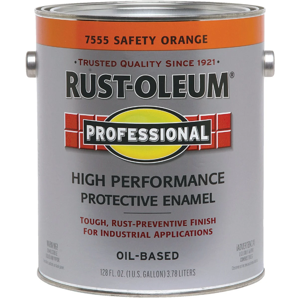 Fast Rust-Oleum Professional Industrial Enamel Safety Orange 1 Gal. Casual