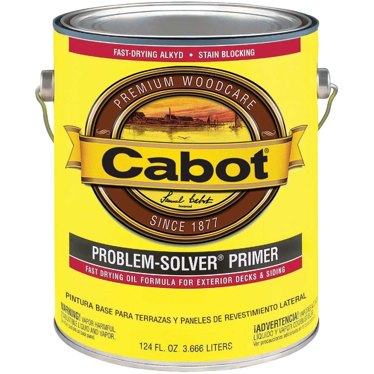 Optimized Cabot Problem-Solver White Exterior Primer 1 Gal. Comfortable