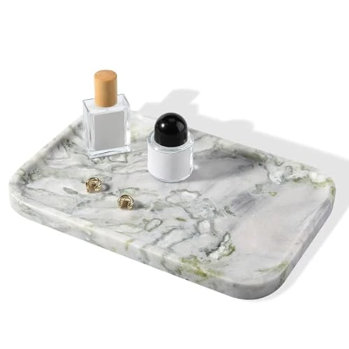 Authentic Luxury Marble Vanity Tray Natural