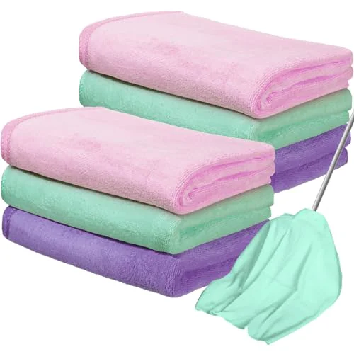 Fashionable 6 Pcs Extra Large Microfiber Cleaning Cloth 6 Count Modern