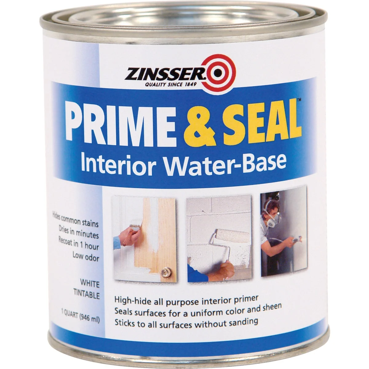 High-Grade Zinsser Interior Prime Seal Water-Based Primer White 1 Qt. Modern