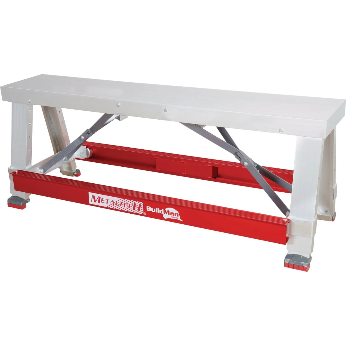 Elite BuildMan Grade 18 In. X 30 In. Aluminum Drywall Workbench Modern
