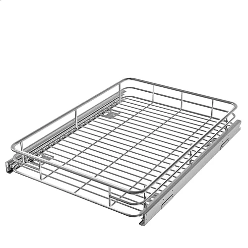 Casual Pull Out Cabinet Organizer 17 W x 21 D Responsible