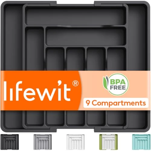 Clean Expandable Silverware Drawer Organizer Fast