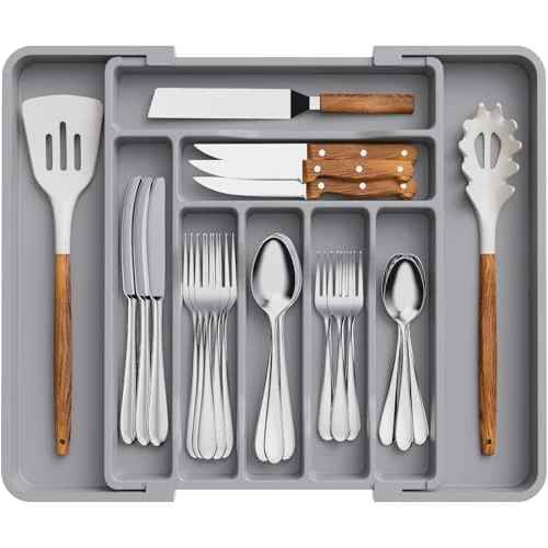 Specialty Expandable Silverware Drawer Organizer Efficient