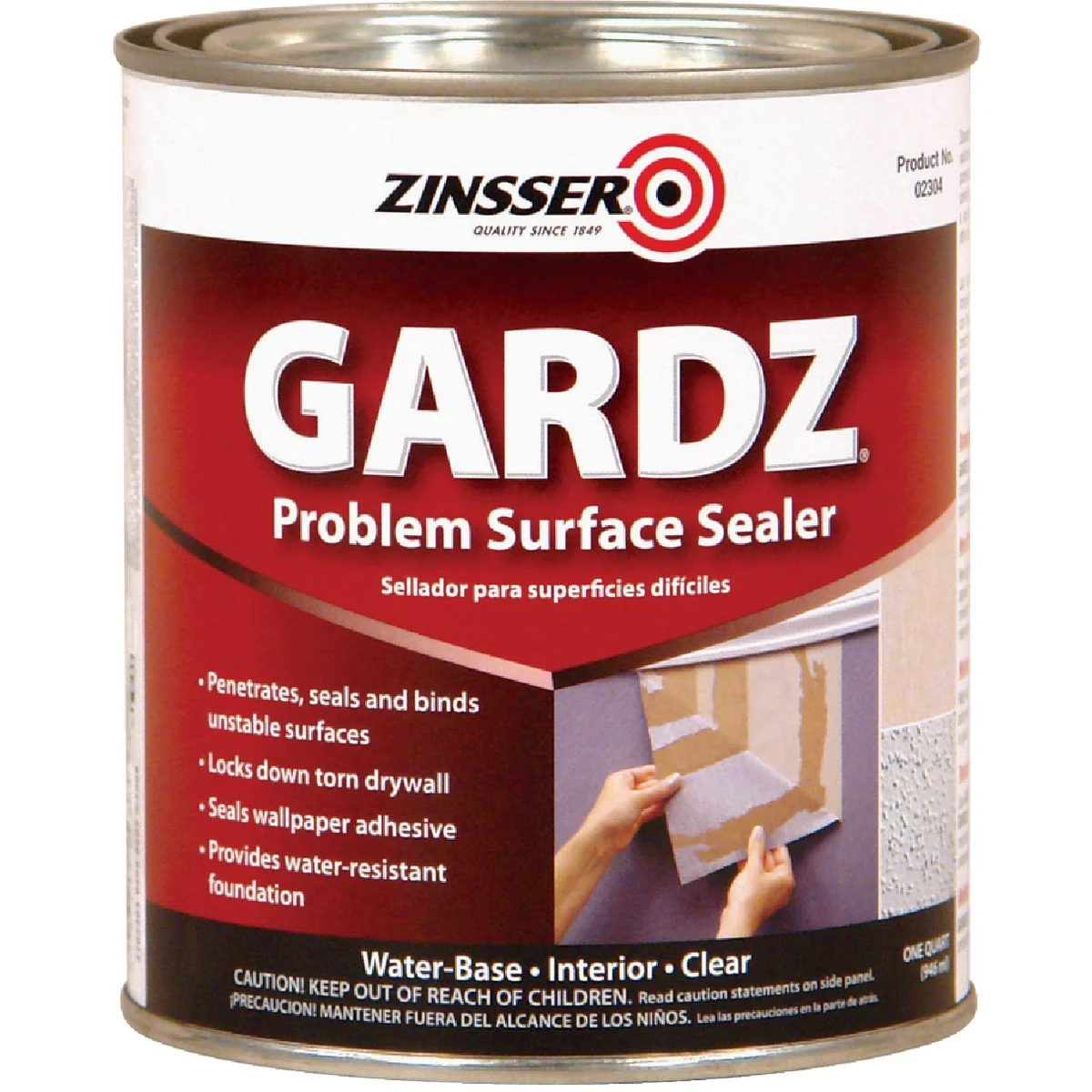 Minimalist Zinsser Gardz Water Based Low Odor Drywall Sealer 1 Qt. Genuine