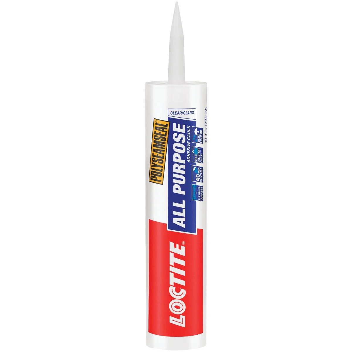 Breathable LOCTITE POLYSEAMSEAL 10 Oz. Clear Adhesive Caulk Sophisticated