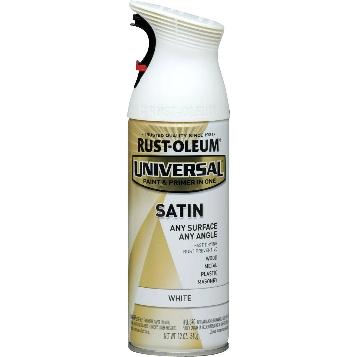 Selected Rust-Oleum Universal 12 Oz. Satin White Paint Trusted