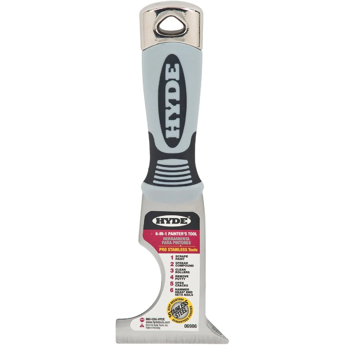 Stylish Hyde Pro Stainless 6-In-1 Multi-Purpose Painter’s Tool Contemporary