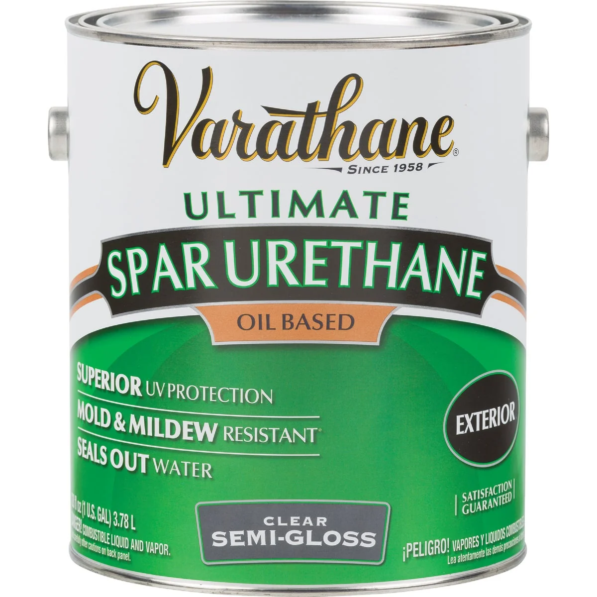 Recyclable Varathane Semi-Gloss Clear Exterior Low VOC Spar Urethane 1 Gal. Trusted
