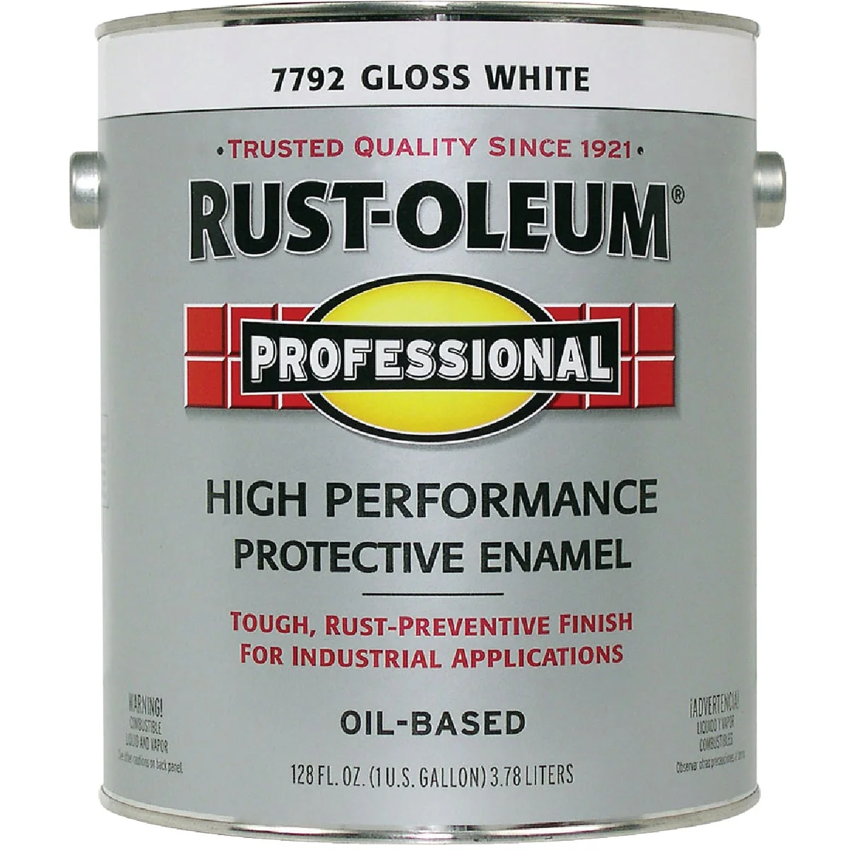 Effective Rust-Oleum Gloss VOC for SCAQMD Professional Enamel White 1 Gal. Trendy