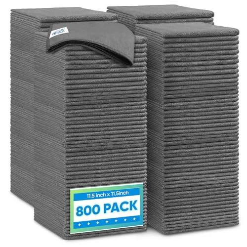 Modern 800 Packs Microfiber Cleaning Cloth 800 Count Premium
