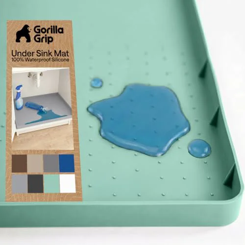 Functional Waterproof Silicone Under Sink Mat 742 sq in Lightweight