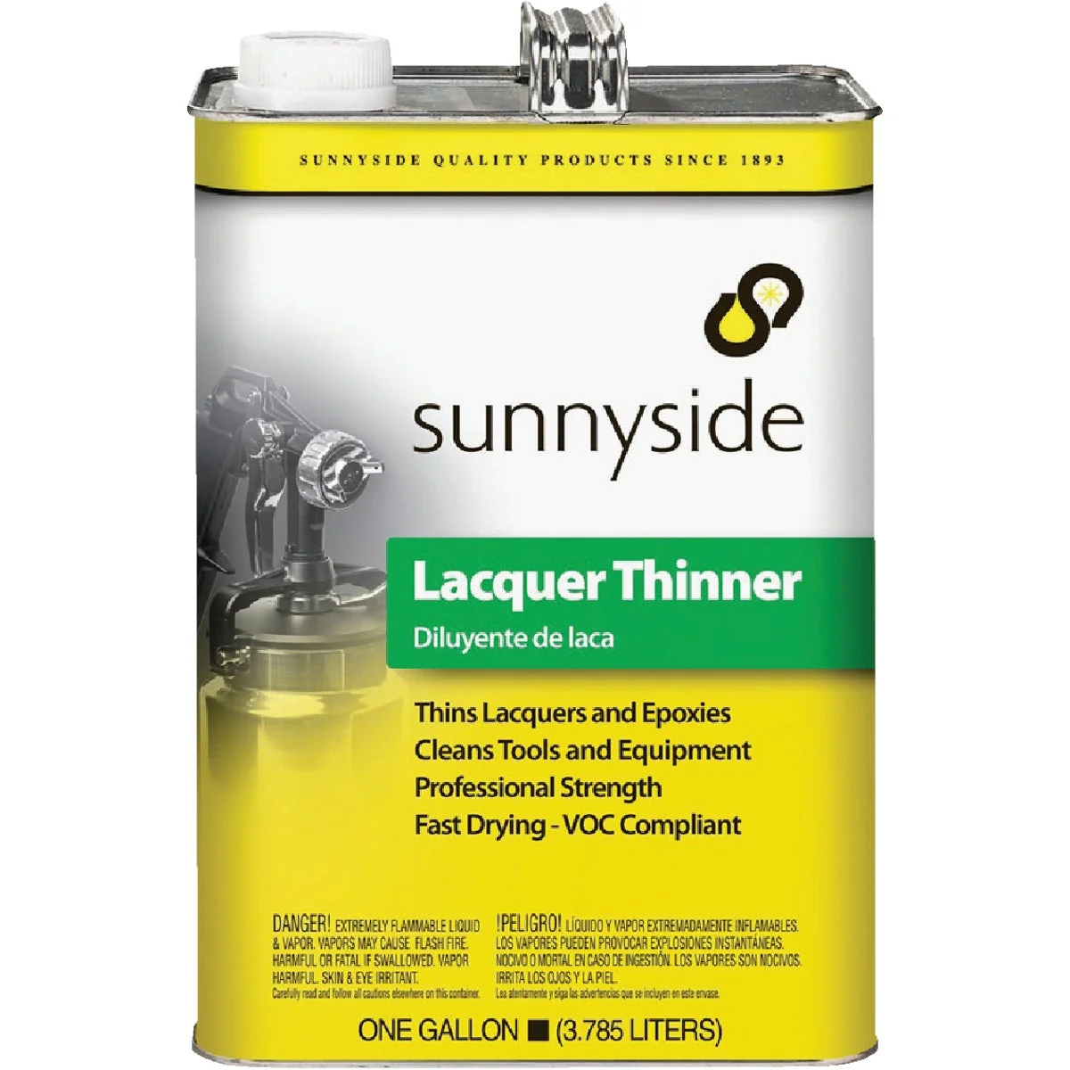 Contemporary Sunnyside Low VOC Lacquer Thinner Gallon Professional