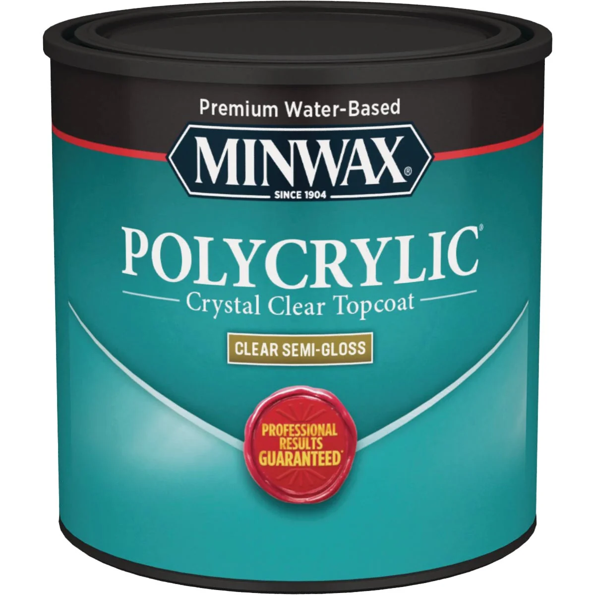 Elite Minwax Polycrylic 1 2 Pt. Semi-Gloss Water Based Protective Finish Minimalist
