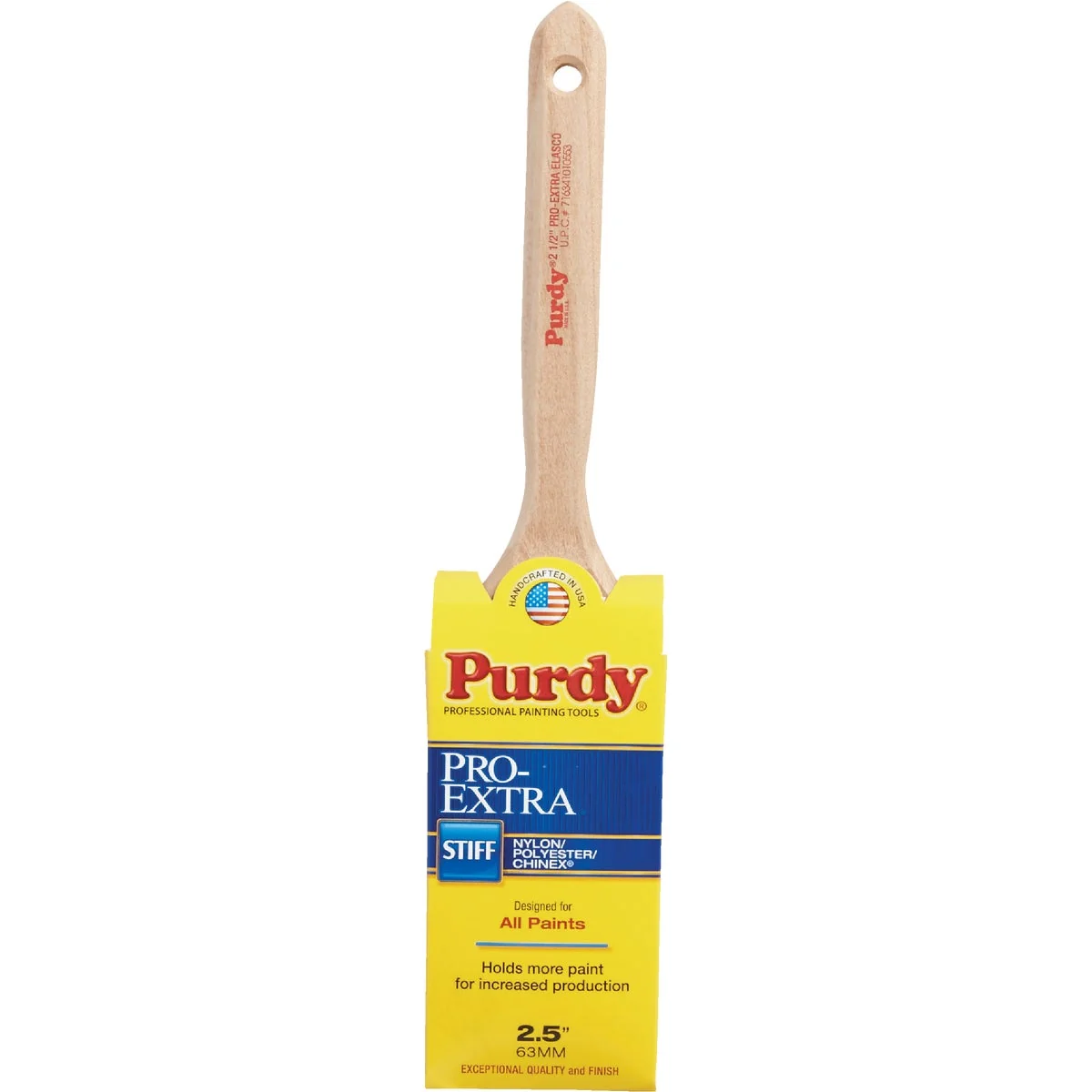 Reusable Purdy Pro-Extra Elasco 2-1 2 In. Flat Trim Paint Brush Next-Generation