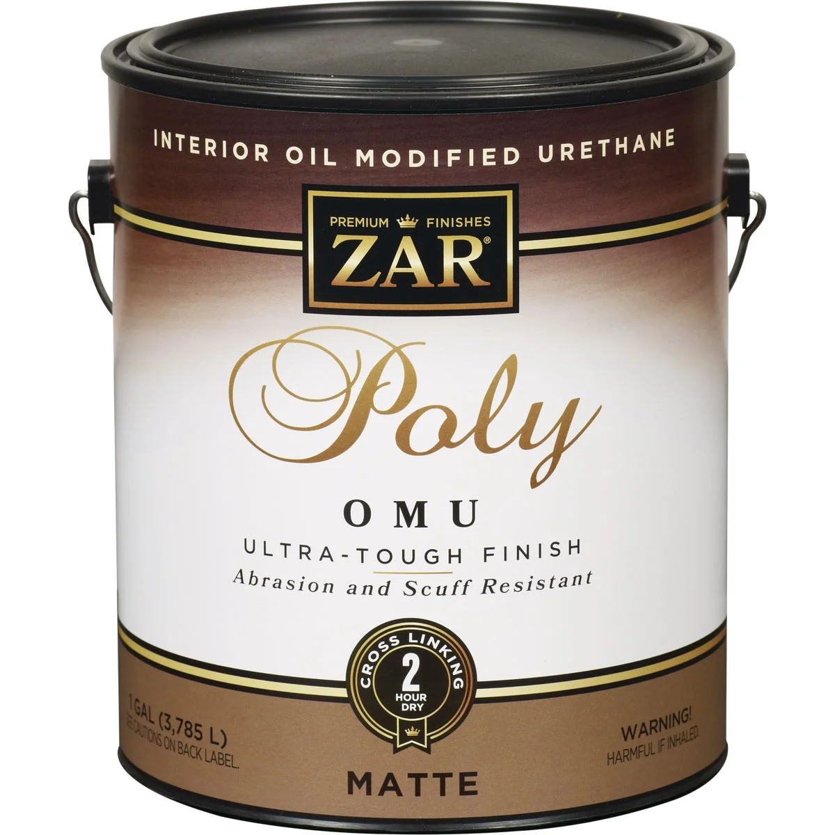 Fashionable ZAR Matte Ultra Max Interior Polyurethane 1 Gal. Original