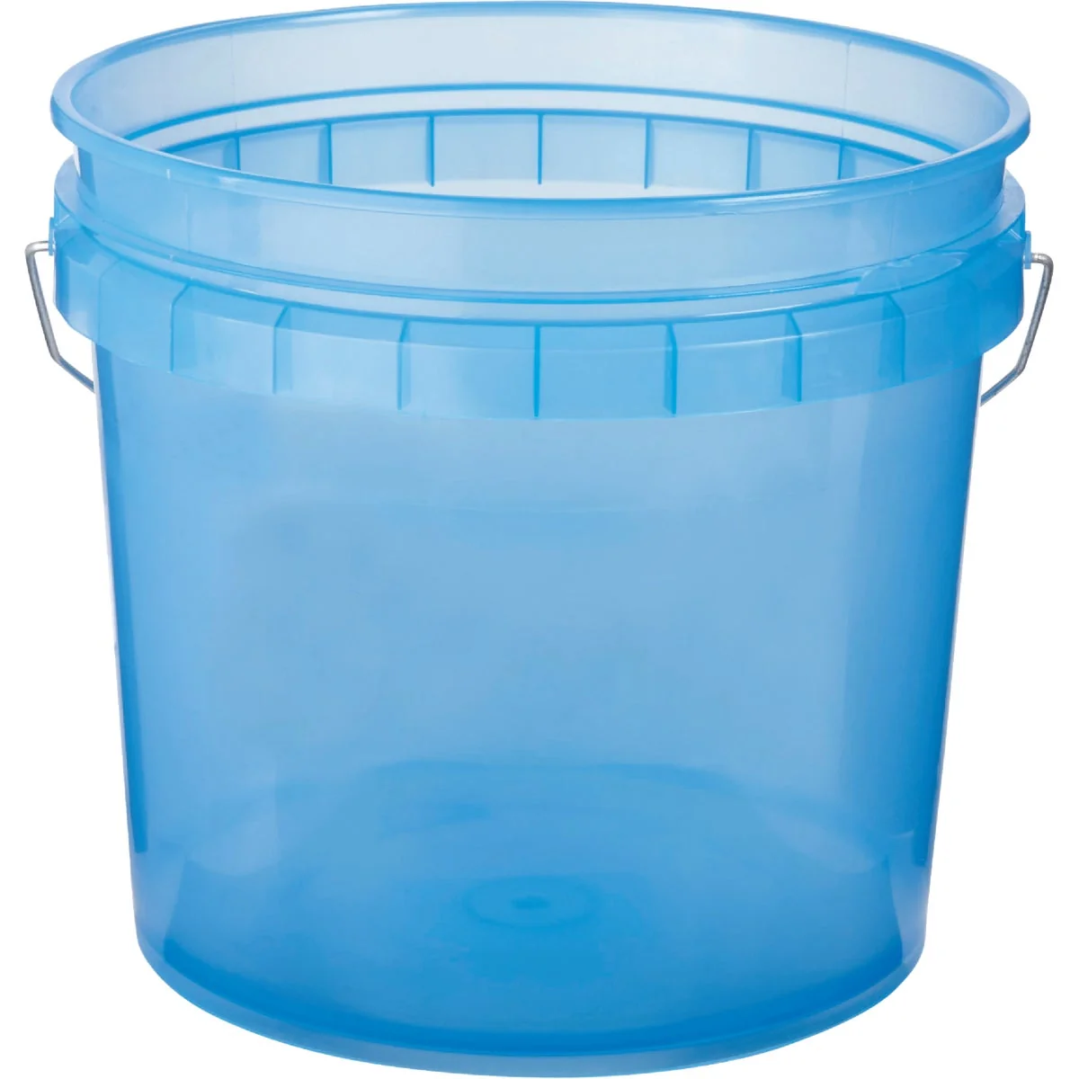 Fashionable Leaktite 3.5 Gal. Blue Translucent Pail Unique