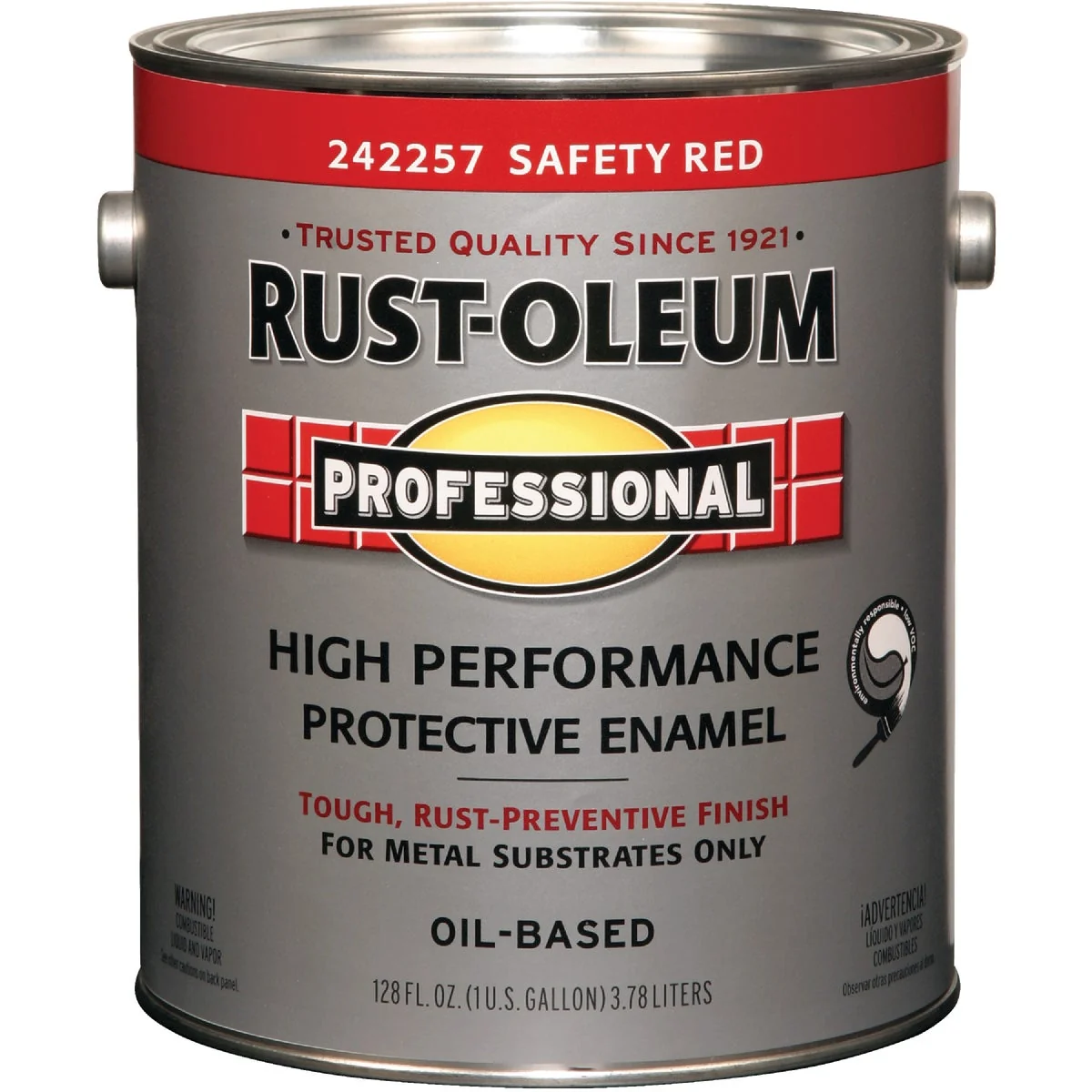 Original Rust-Oleum Gloss VOC for SCAQMD Professional Enamel Safety Red 1 Gal.