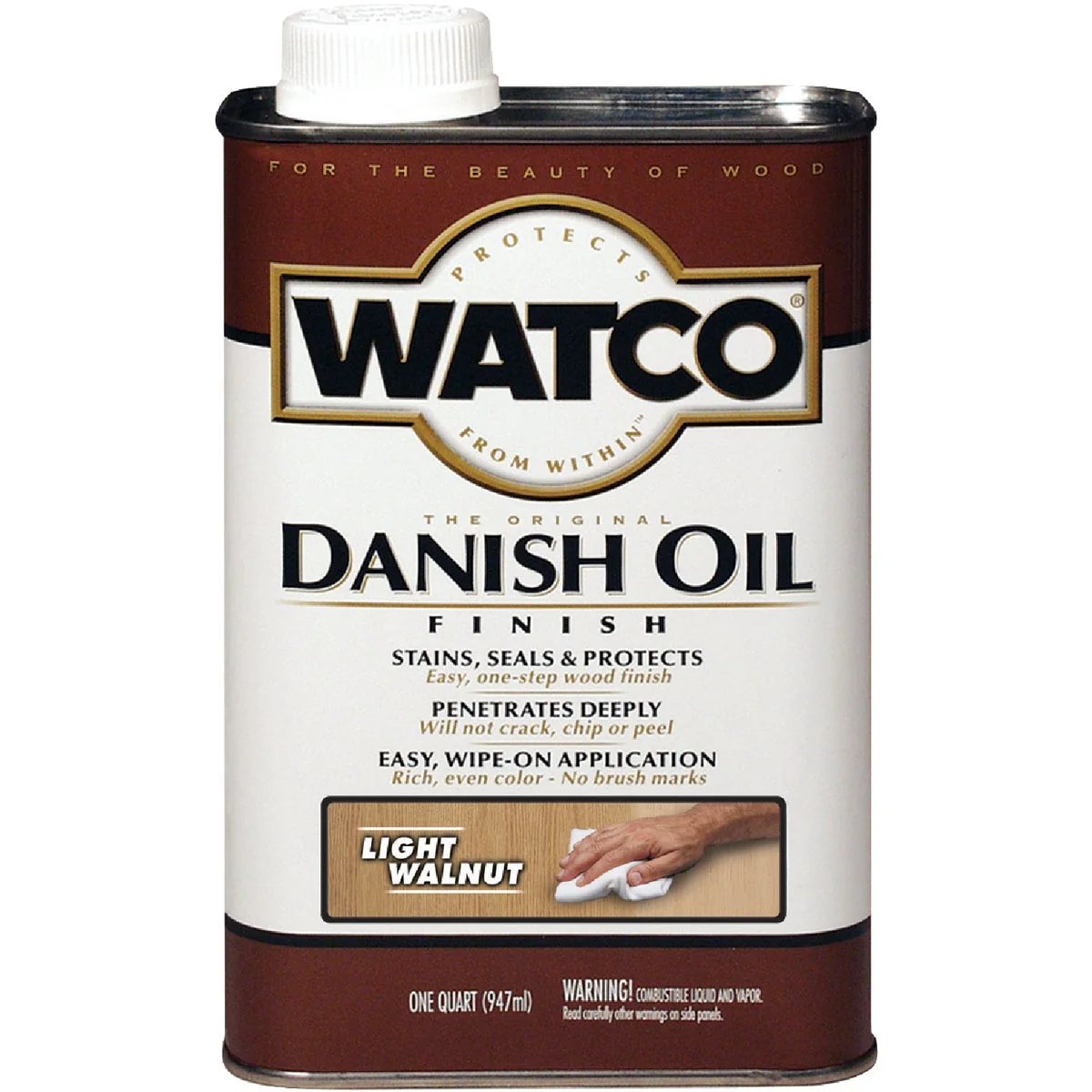 Top-Quality Watco Danish 1 Qt. Light Walnut Oil Finish Lightweight
