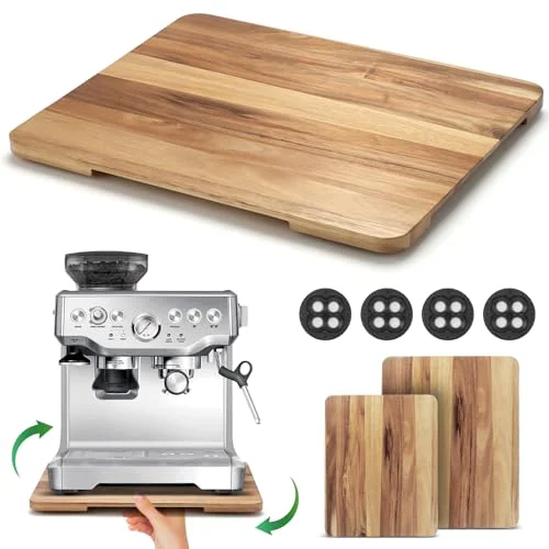 Premium Material Appliance Slider 360° Rolling Tray for Countertop Coffee Maker Mat Quality